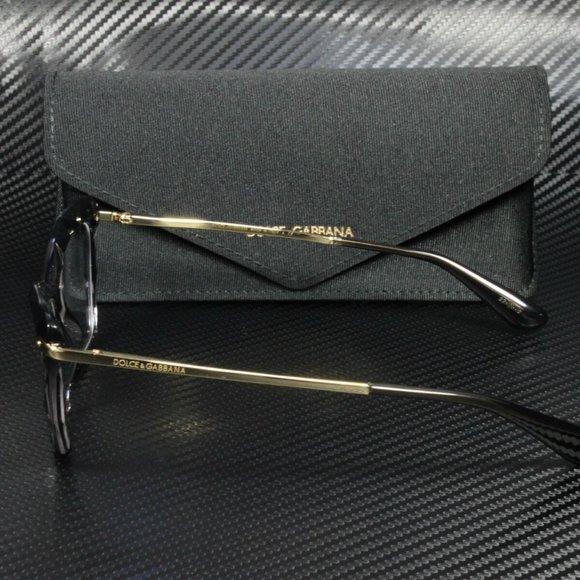 Ladies Dolce & Gabbana 53mm Transparent Eyeglasses